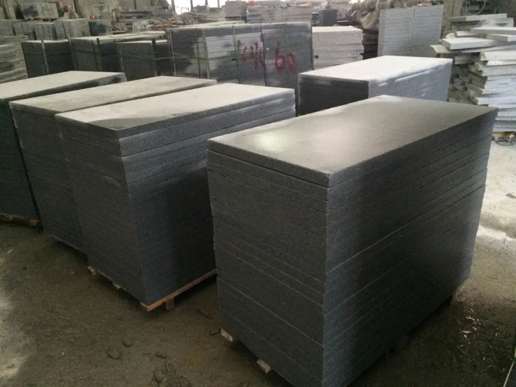 Grey Flamed/Polished Natural Granite Block / Tile /Paving Stone