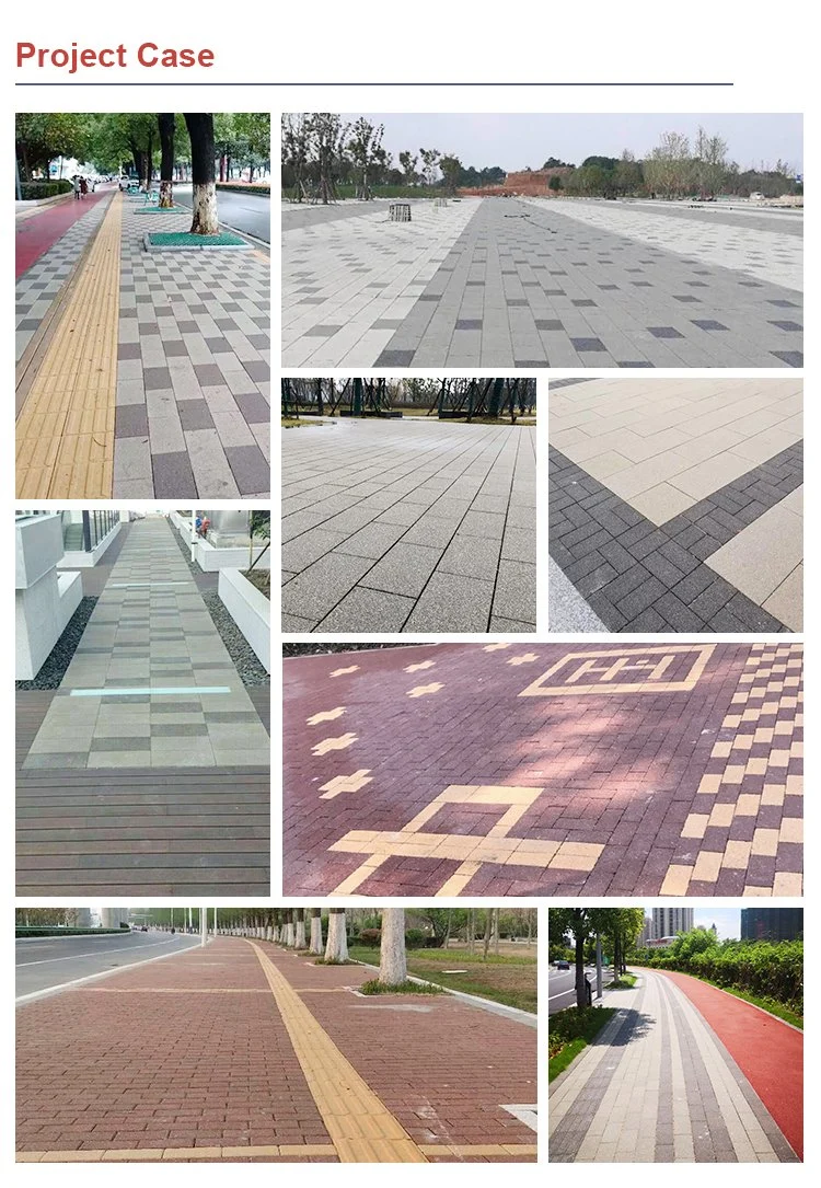 Wholesale Market That Best Selling Blind Tracks Floor Ceramic Permeable Brick